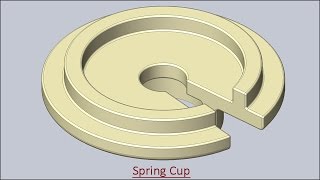 Spring Cup (Solid Edge Tutorial)