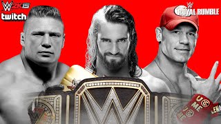 WWE 2K15 Royal Rumble Simulation: Brock Lesnar vs. John Cena vs. Seth Rollins