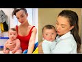 Amy Jackson CUTE Video With Baby At Beach