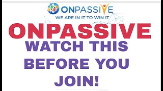 #ONPASSIVE GOFOUNDERS - Watch this before you join Onpassive!