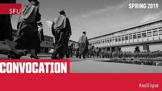 SFU Spring 2019 Convocation: Ceremony H
