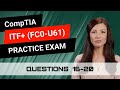 CompTIA ITF+ (FC0-U61) | Practice Exam | Questions 16-20