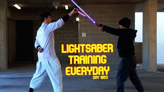 Day 1053 of Lightsaber Training Everyday - Basic Choreo Drills