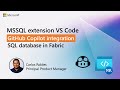 AI-Powered SQL Development in Fabric — GitHub Copilot Agent mode (MSSQL Extension v1.33)