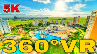 360° VR Deluxe Caesar Resort SPA Walk Tour Visit Afik Trip North Cyprus 5K 3D Virtual Reality HD 4K