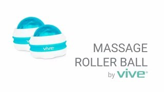 Massage Roller Ball by Vive - Self Body Massager for Athletes \u0026 Sore Muscle Pain Relief - Therapy