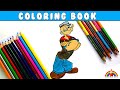 Coloring 'Popeye the sailor man 'by coloring book