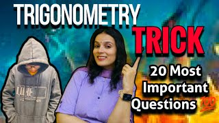 Trigonometry Class 10| Most Important Questions with Trick🔥| Board Exam 2025 | Prove That Questions