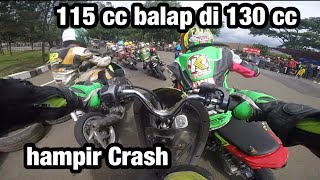 Scoopy road race 115 cc balap di 130 cc Tansspeedracing