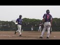 2013年7月14日　稲毛海浜公園b　植松朋　満塁ホームラン