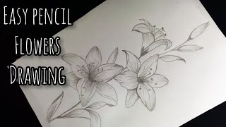 How To Draw Flowers Easy Step By Step Tutorial For Beginners