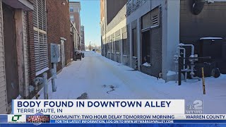 Dead person found in downtown Terre Haute