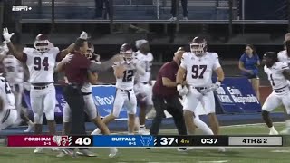 Fordham Upsets Buffalo | 2023 College Football