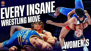 EVERY Huge Women's Wrestling Move - 2024