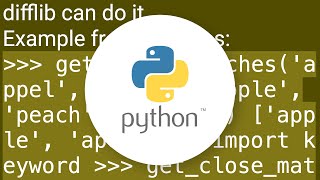 Good Python modules for fuzzy string comparison?