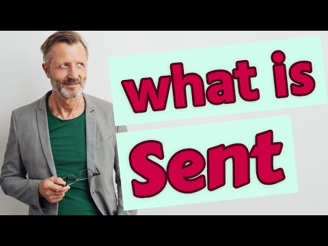 How can I use the word sent in a sentence?