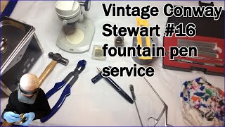 Conway Stewart #16 fountain pen restoration