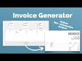 Python Invoice Generator tutorial for beginners - Python GUI Automation project [resume project]