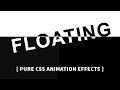 Floating Text Animation Effects | Html CSS Animation