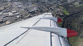 QantasLink Fokker 100 (VH-NHC) beautiful landing in Perth. [4K 60]