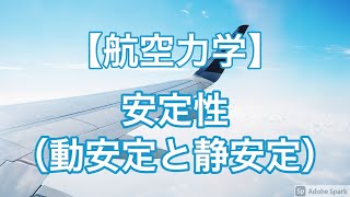 【航空力学】安定性（静安定と動安定）