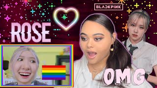 rosé never beating the gay allegations// REACTION 😳🌈