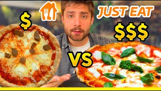 PIZZA ECONOMICA vs COSTOSA su JUST EAT