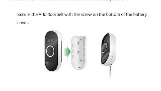 Arlo Audio Doorbell and Arlo Chime Setup