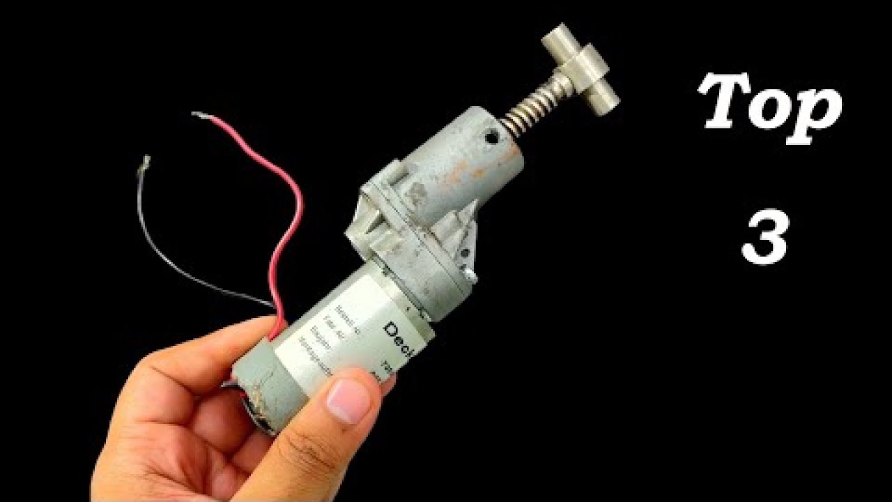 3 Simple Inventions With Dc Motor Youtube