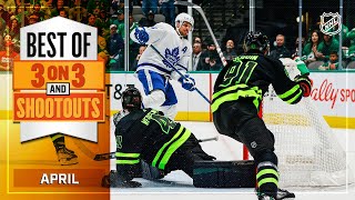 Best 3-on-3 Overtime and Shootout Moments from April | NHL