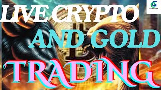 LIVE TRADING 09 JAN 2025 || Crypto and Gold  #cryptocurrency  #trading #bitcoin #ethereum #comodity