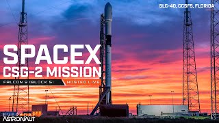 Watch SpaceX launch and LAND their Falcon 9 for CSG-2