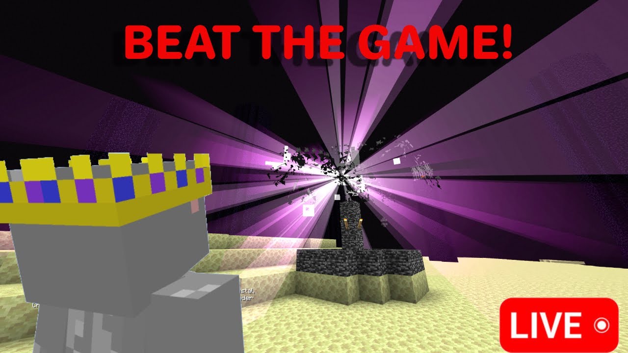 Streaming Until I Beat Minecraft Youtube