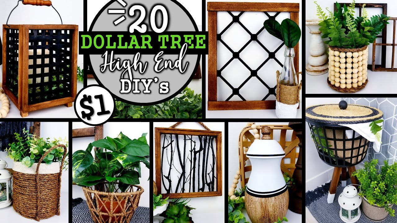 Best 1 High End Dollar Tree Diy S 20 Decor Ideas To Try Youtube