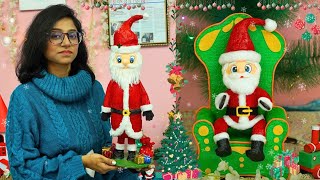 DIY: How to make Big Size Santa Claus from Waste Plastic Bottle| Christmas Special Craft