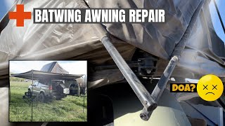 Batwing Awning Repair in under 10 minutes