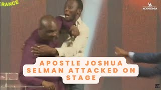 Strange Man Attacked Apostle Joshua Selman on Stage 🥺 || Koinonia Miracle Service 🙇‍♂️
