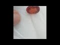 natural beautiful oval shaped 5.20 cts hessonite garnet