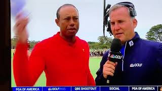 Eldrick Tont Woods tells Abe Anker to take it after Tiger wins match in Presidents Cup 2019