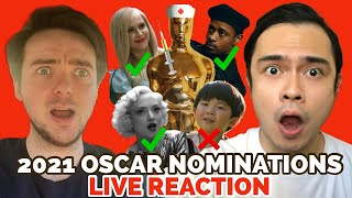 2021 Oscar Nominations LIVE REACTION (WE LOST IT)