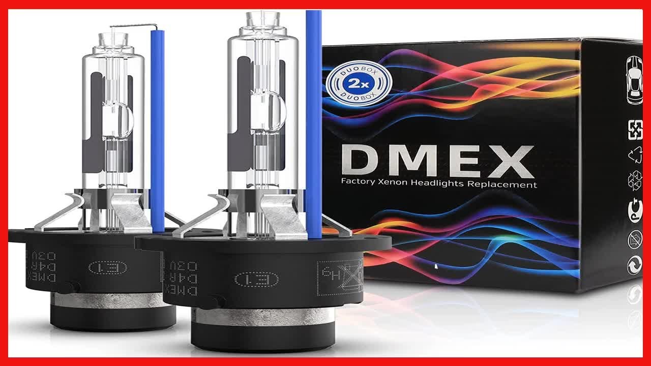 DMEX (Pair) D4R 35W 6000K Xenon Headlight HID Bulbs Replacement 42406 ...