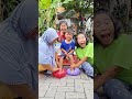 cute mom and brothers play with new balloon shoes 🤣👧🏻😍😇👩🏻💕👶🏻 shorts fyp funny