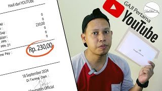 Gaji PERTAMA di YOUTUBE