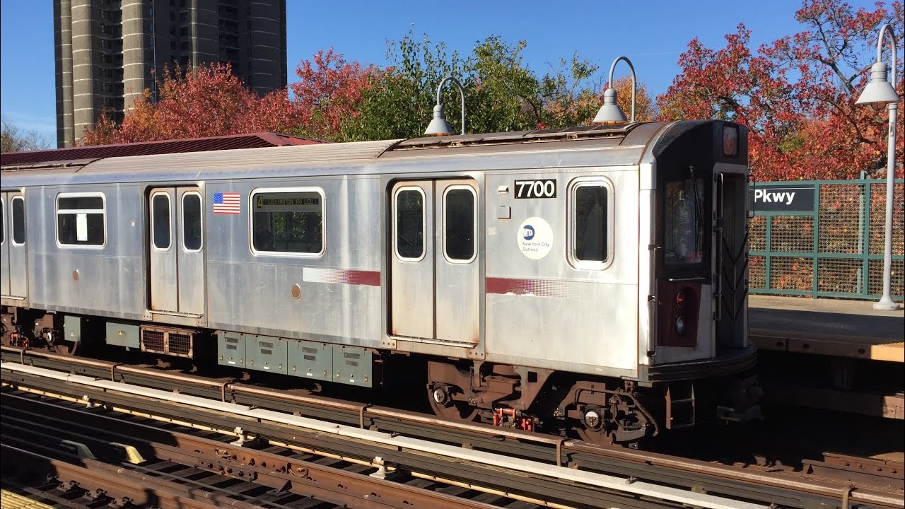 NYC Subway HD 60fps: R142 & R142A 4 Trains @ Mosholu Parkway (11/13/16 ...