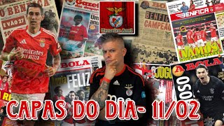 BENFICA-REVISTA IMPRENSA 11 Fevereiro EM VÉSPERAS DE CHAMPIONS O GLORIOSO RECUPERA DI MARIA!! 🦅🔴⚪️