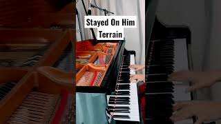 Terrian - Stayed On Him  (Isaiah 26:3) #shorts #pianoworship #terrian