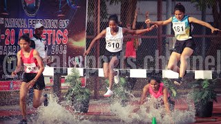 3000m Women Steeplechase Final | 20th Federation Cup Junior Athletics Championship 2022, Nadiad