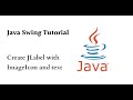 Create_JLabel_with_ImageIcon_and_text | JLabel part-4 | Java Swing Tutorial