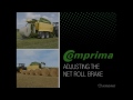 KRONE Comprima Round Baler User Advice: Adjusting the Net Roll Brake