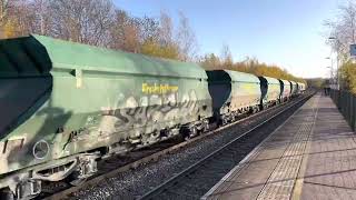 Freightliner Train 66620 : 6D17 1148 Tunstead Sdgs to Elstow Redland Sdg through Langley Mill